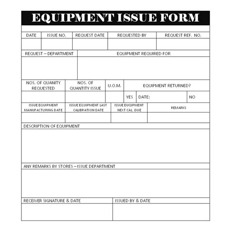 how to report an issue with the physical equipment